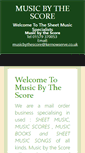 Mobile Screenshot of musicbythescore.co.uk